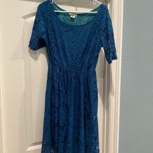 Honey&Lace Blue lace dress